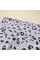 Бавовняна пелюшка · 90×110 см · Сірий леопардовий — Babywear