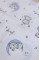 Муслінова пелюшка · 90×80 см. · Блакитний ведмедик — Babywear