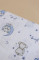 Муслінова пелюшка · 90×80 см. · Блакитний ведмедик — Babywear
