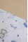 Муслінова пелюшка · 90×80 см. · Блакитний ведмедик — Babywear