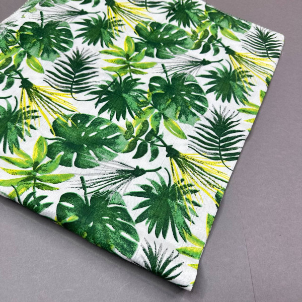 Муслінова пелюшка · 90×80 см. · Зелені тропіки — Babywear