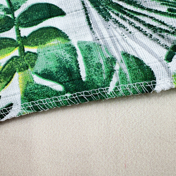 Муслінова пелюшка · 90×80 см. · Зелені тропіки — Babywear