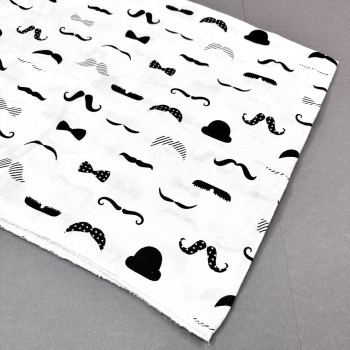 Муслінова пелюшка · 90×80 см. · Вуса — Babywear