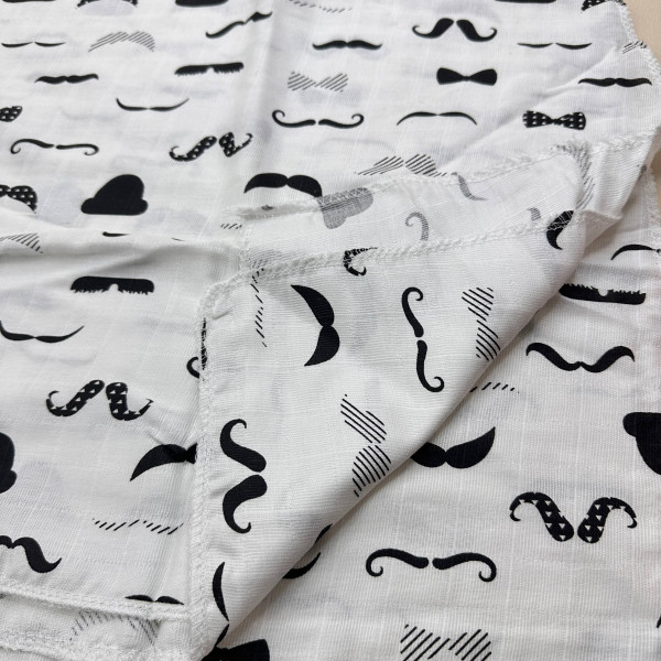 Муслінова пелюшка · 90×80 см. · Вуса — Babywear