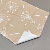 Непромокаюча пелюшка · 80×65 см · Бежева з кульбабами — Babywear