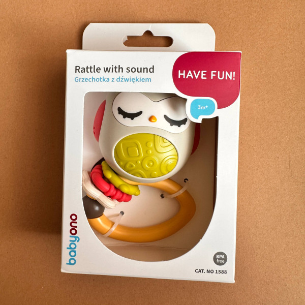 Брязкальце BabyOno Сова