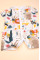 Напівкомбінезон із бавовни Різнокольорові екзотичні тварини (56–86)