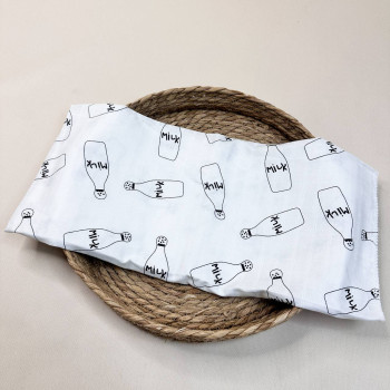 Муслінова пелюшка · 90×80 см. · Бутилочки Milk — Babywear