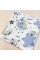 Ситцева пелюшка · 90×100 см · Коали на місяцях — Babywear