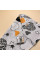 Бавовняна пелюшка · 90×70 см · Сіра з Міккі Маусами — Babywear
