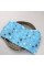Бавовняна пелюшка · 90×70 см · Бірюзова із зірочками — Babywear