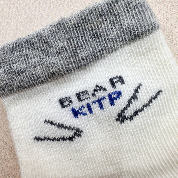 Носочки тонкі бавовняні Молочні "Bear Kitp"