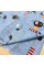 Бавовняна пелюшка · 90×70 см · Блакитна з песиками — Babywear