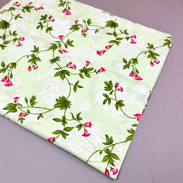 Бавовняна пелюшка · 90×70 см · Зелені гілочки — Babywear