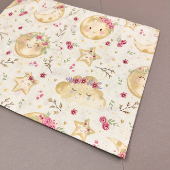 Бавовняна пелюшка · 90×110 см · Місяць та зорі — Babywear