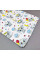 Бавовняна пелюшка · 90×110 см · Білі слоники з кульками — Babywear
