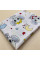 Бавовняна пелюшка · 90×110 см · Білі слоники з кульками — Babywear