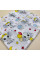 Бавовняна пелюшка · 90×110 см · Білі слоники з кульками — Babywear
