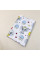 Бавовняна пелюшка · 90×110 см · Білі слоники з кульками — Babywear