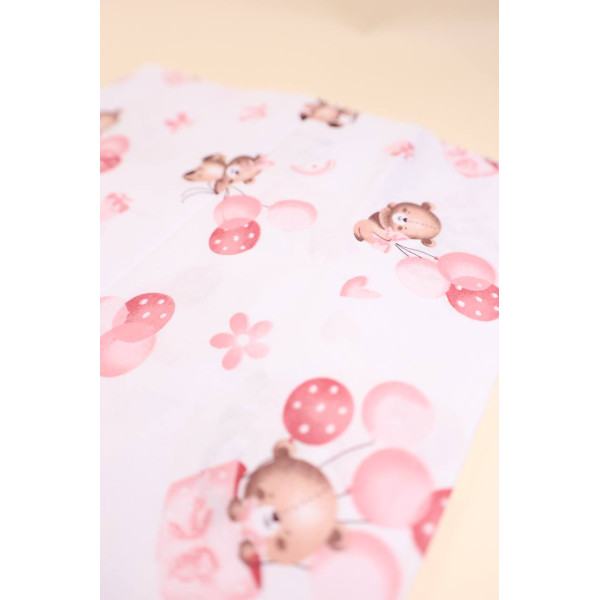Бавовняна пелюшка · 90×70 см · Бежеві мішки — Babywear