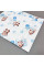 Бавовняна пелюшка · 90×70 см · Біла з мишкою — Babywear