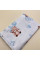 Бавовняна пелюшка · 90×70 см · Біла з мишкою — Babywear