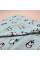 Бавовняна пелюшка · 90×70 см · Бірюзова з пінгвінами — Babywear