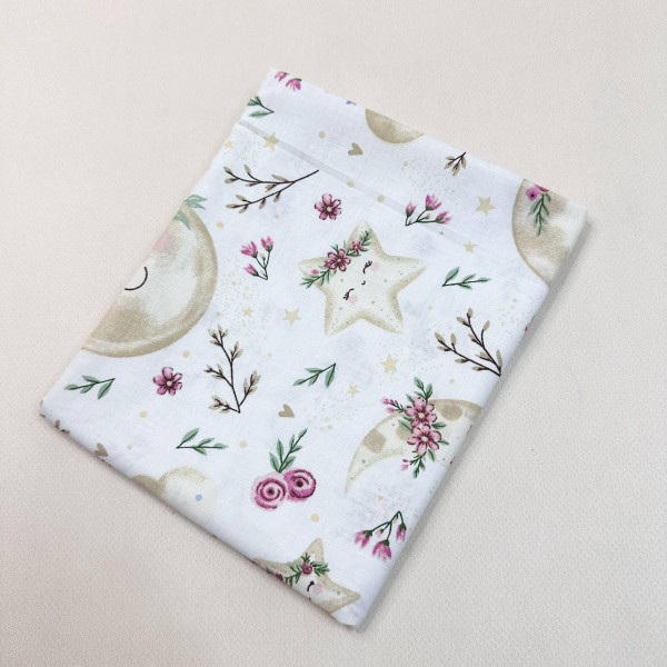 Бавовняна пелюшка · 90×70 см · Місяць та зорі — Babywear