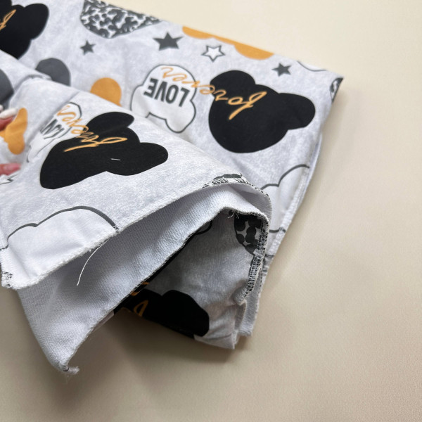 Непромокаюча пелюшка · Сіра з Мінні · З синтепоном — Babywear
