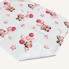 Непромокаюча пелюшка · 120×60 см · Біла мішки кульки — Babywear