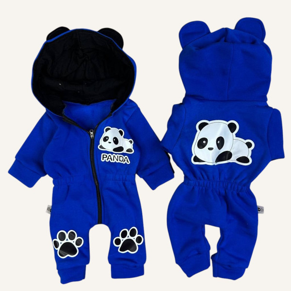 Ромпер із тринитки Синя Panda