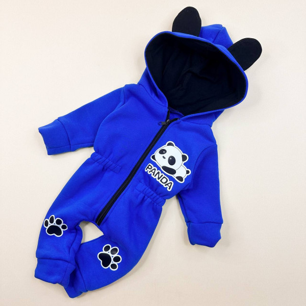 Ромпер із тринитки Синя Panda