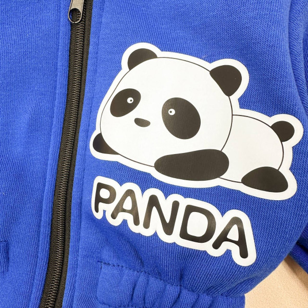Ромпер із тринитки Синя Panda