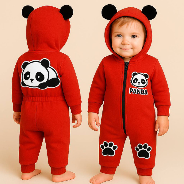 Ромпер із тринитки Червоний Panda