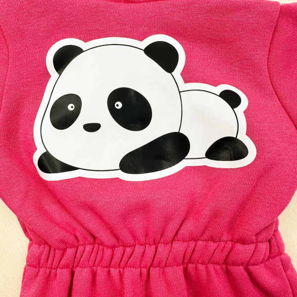 Ромпер из тринитки Малиновий Panda