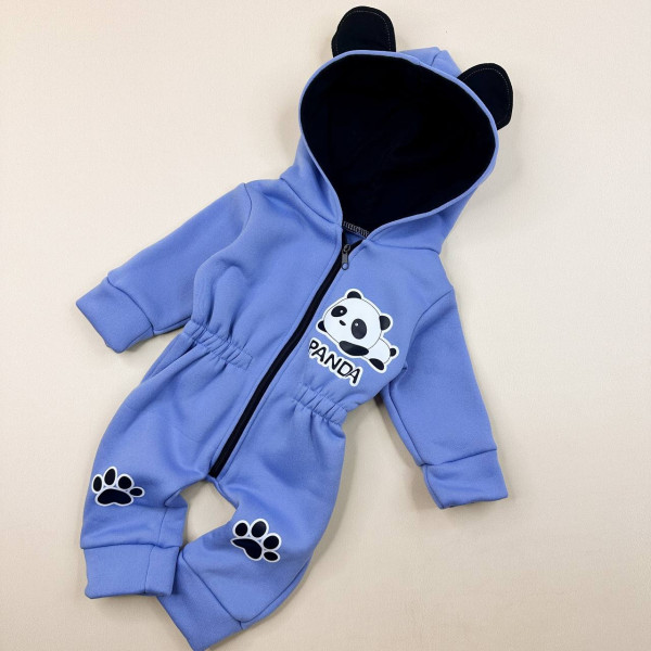 Ромпер из тринитки Блакитний Panda