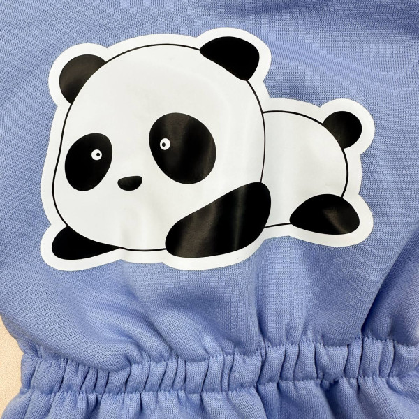 Ромпер из тринитки Блакитний Panda