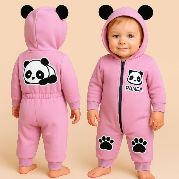 Ромпер из тринитки Рожевий Panda