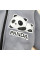 Ромпер из тринитки Графітовий Panda