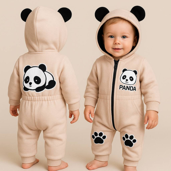 Ромпер из тринитки Бежевий Panda