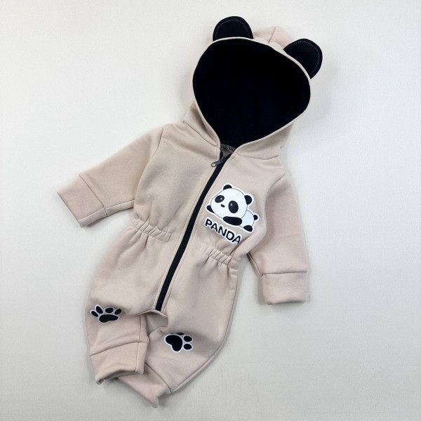 Ромпер из тринитки Бежевий Panda