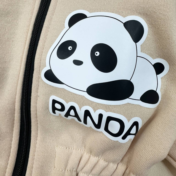 Ромпер из тринитки Бежевий Panda