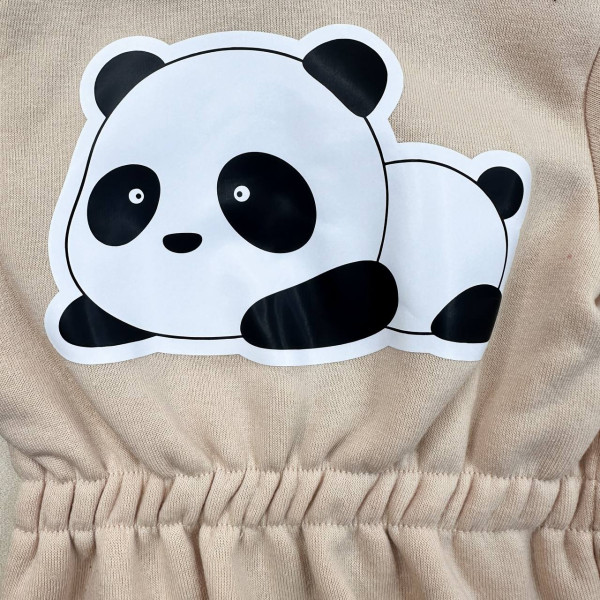 Ромпер из тринитки Бежевий Panda