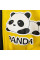 Ромпер из тринитки Жовтий Panda