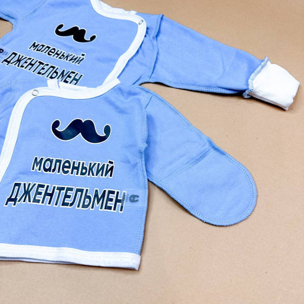Розпашонка із байки Блакитна "Маленький джентельмен"