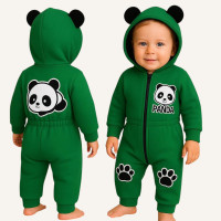 Ромпер из тринитки Зелений Panda