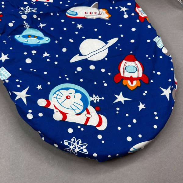 Простинка у візочок із бавовни Синій космос