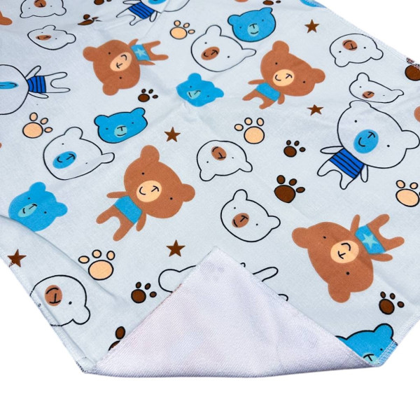 Непромокаюча пелюшка · Блідо-блакитна з ведмедиками — Babywear
