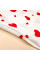 Муслінова пелюшка · 90×80 см. · Біла з сердечками — Babywear