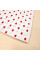 Муслінова пелюшка · 90×80 см · Маленькі червоні сердечка — Babywear